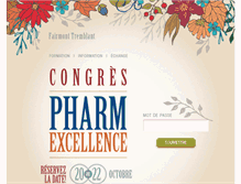 Tablet Screenshot of pharmexcellence.uniprix.com